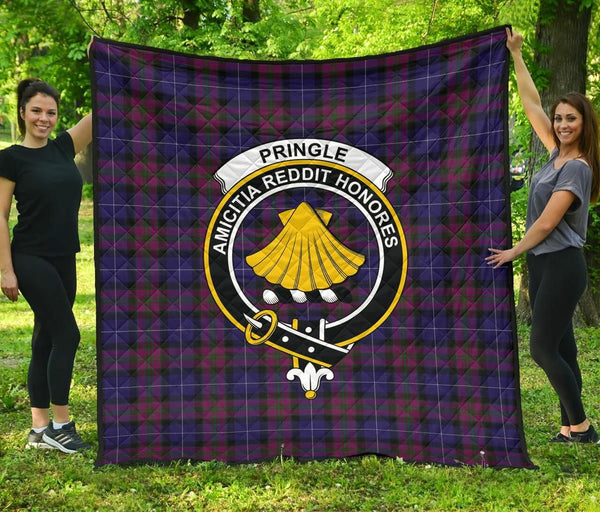 Pride of Scotland Tartan Classic Crest Premium Quilt