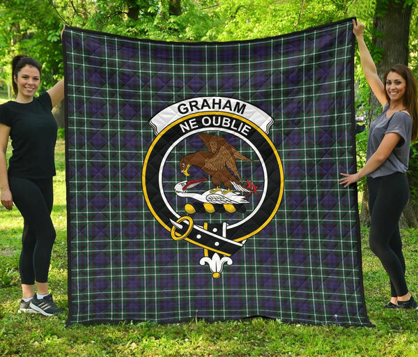 Graham of Montrose Modern Tartan Classic Crest Premium Quilt