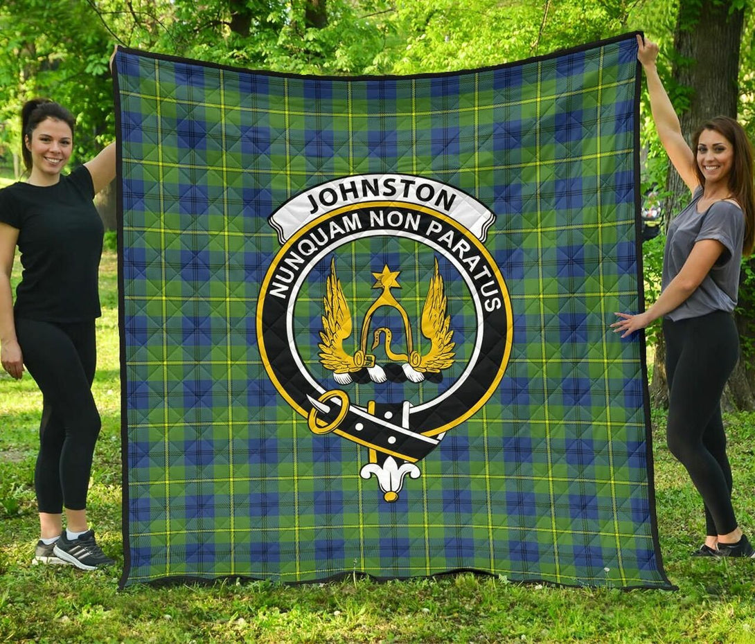 Johnston Ancient Tartan Classic Crest Premium Quilt