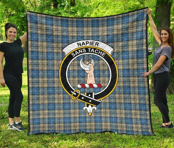 Napier Ancient Tartan Classic Crest Premium Quilt