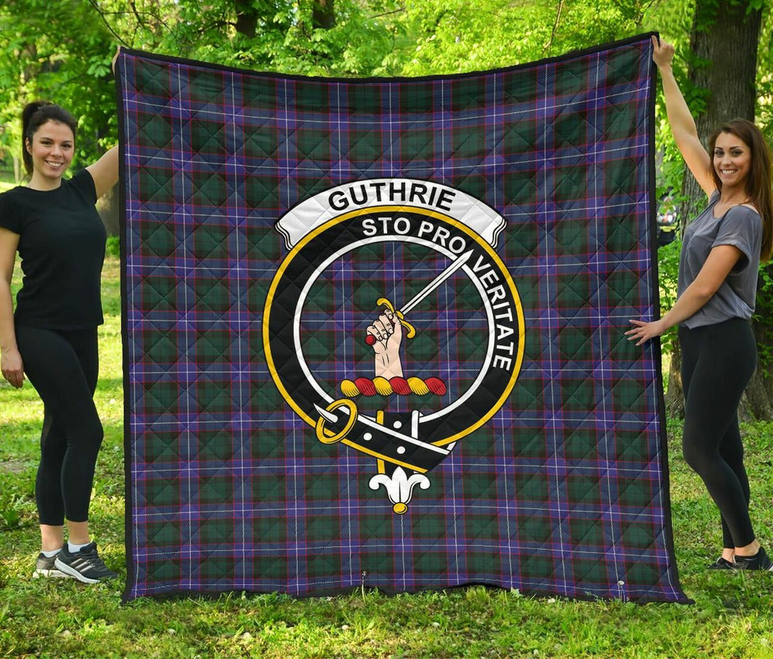 Guthrie Modern Tartan Classic Crest Premium Quilt