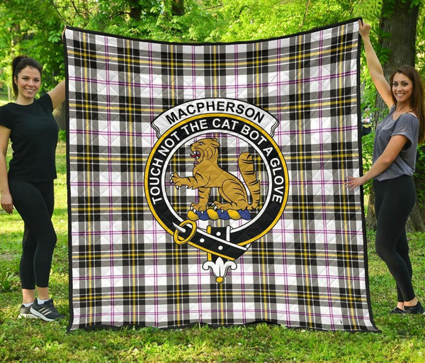 MacTavish Modern Tartan Classic Crest Premium Quilt