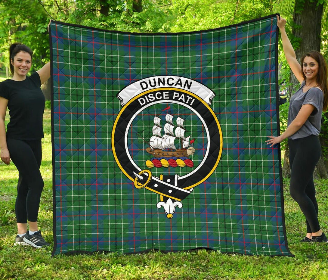 Duncan Ancient Tartan Classic Crest Premium Quilt