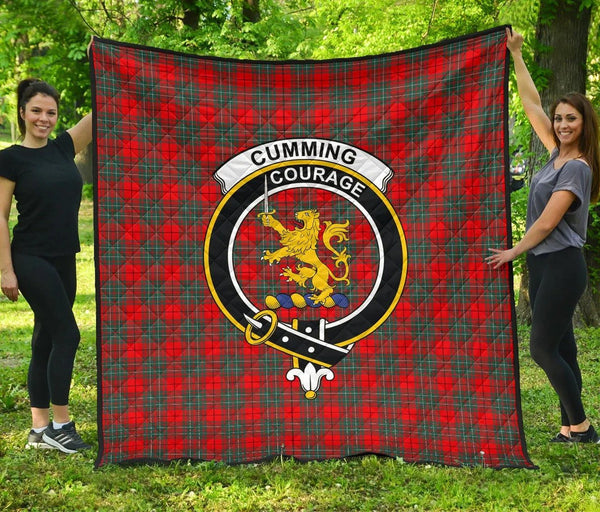 Cumming Modern Tartan Classic Crest Premium Quilt