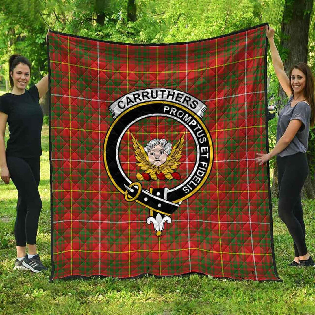 Carruthers Tartan Classic Crest Premium Quilt