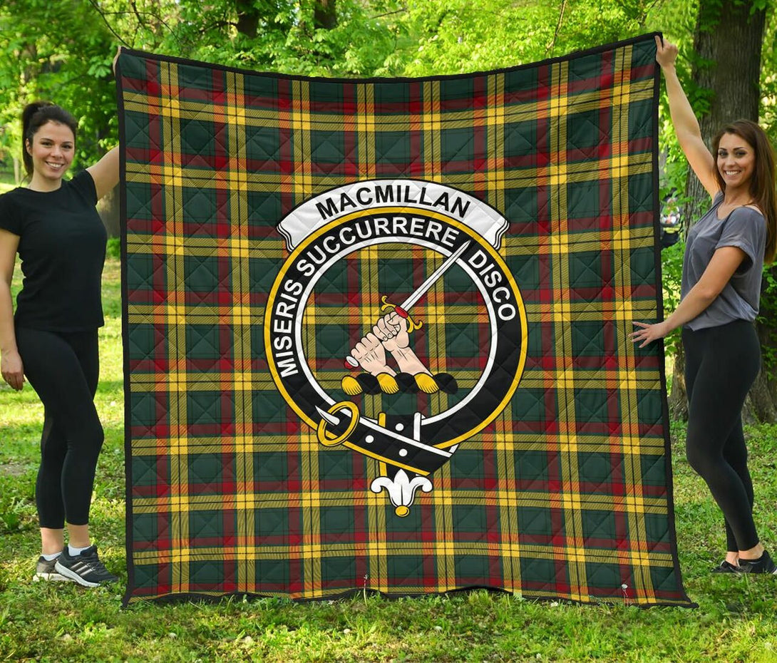 MacMillan Old Modern Tartan Classic Crest Premium Quilt