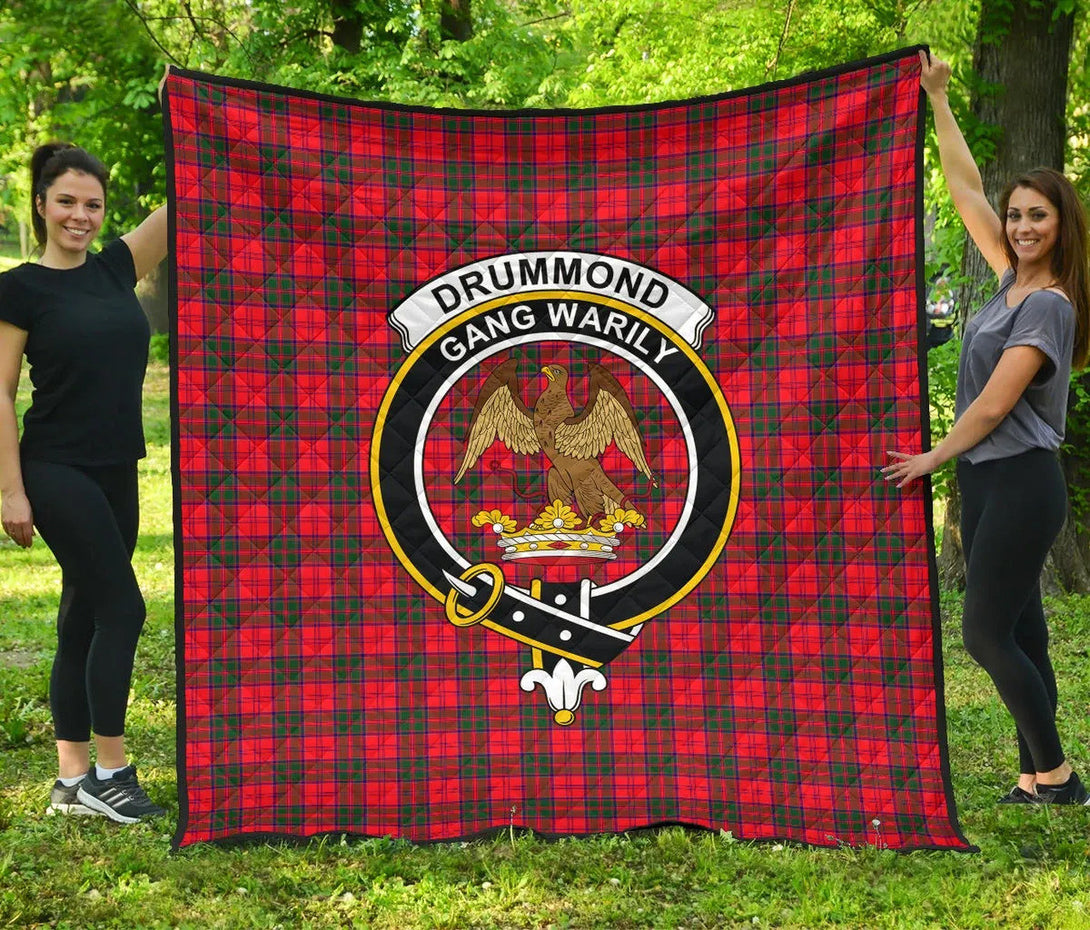 Drummond Modern Tartan Classic Crest Premium Quilt