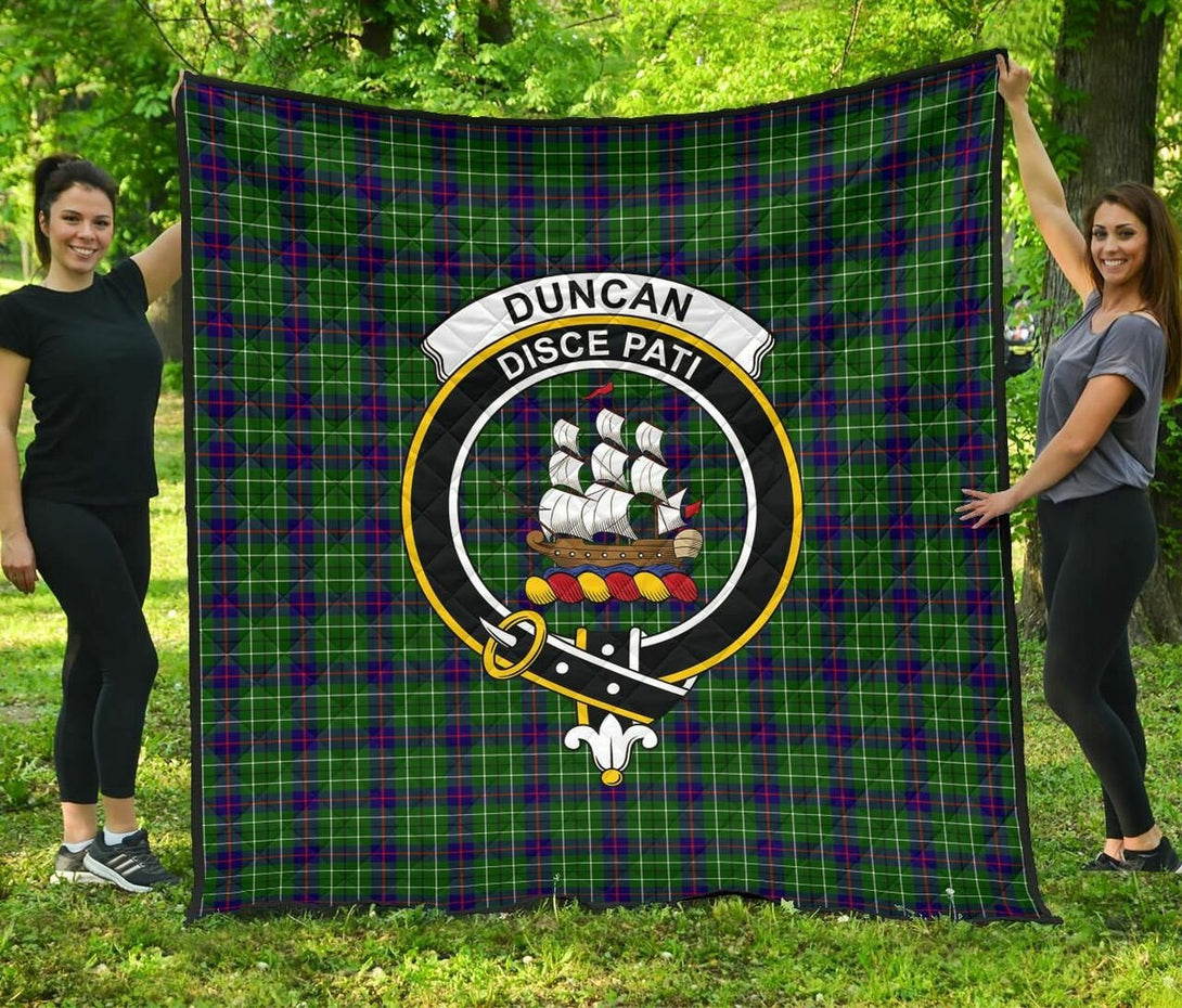 Duncan Modern Tartan Classic Crest Premium Quilt