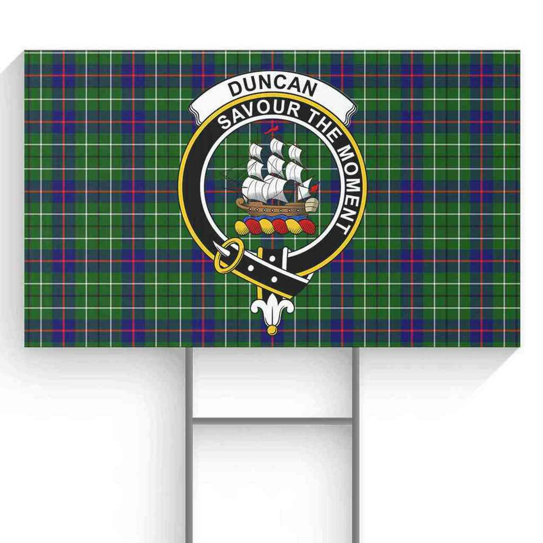 Duncan Tartan Classic Crest Yard Sign