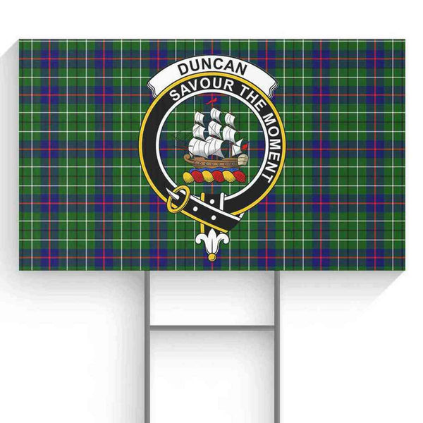 Duncan Tartan Classic Crest Yard Sign