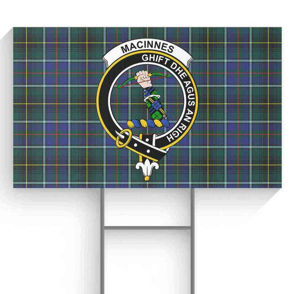 MacInnes Tartan Classic Crest Yard Sign