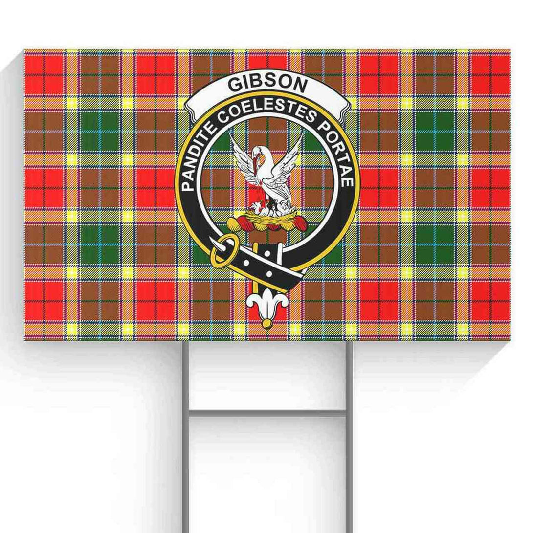 Gibson Tartan Classic Crest Yard Sign