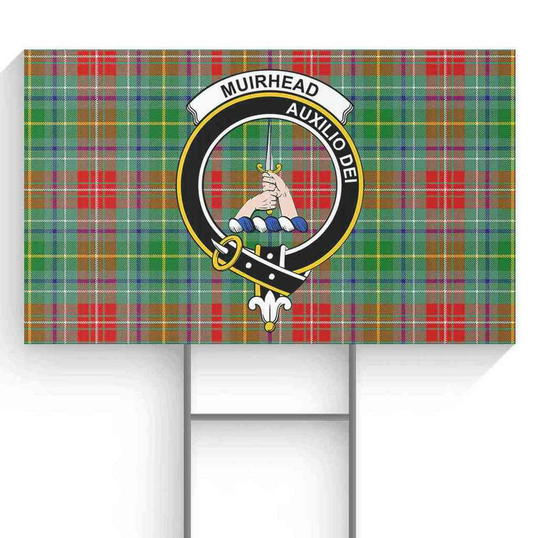 Muirhead Tartan Classic Crest Yard Sign