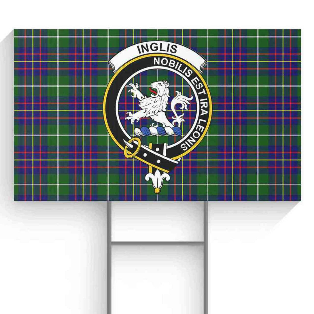 Inglis Tartan Classic Crest Yard Sign