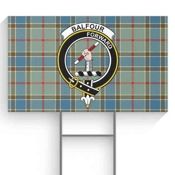 Balfour Tartan Classic Crest Yard Sign