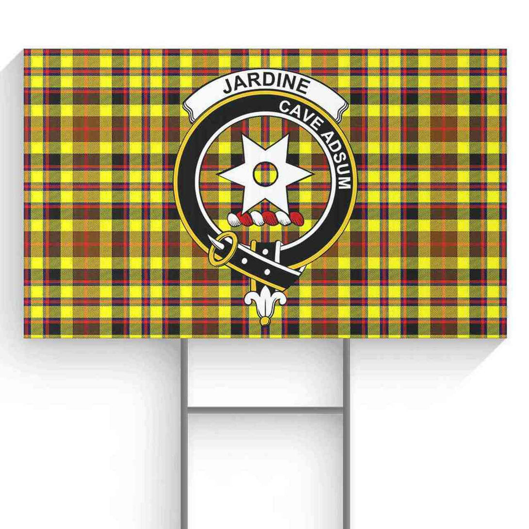 Jardine Tartan Classic Crest Yard Sign