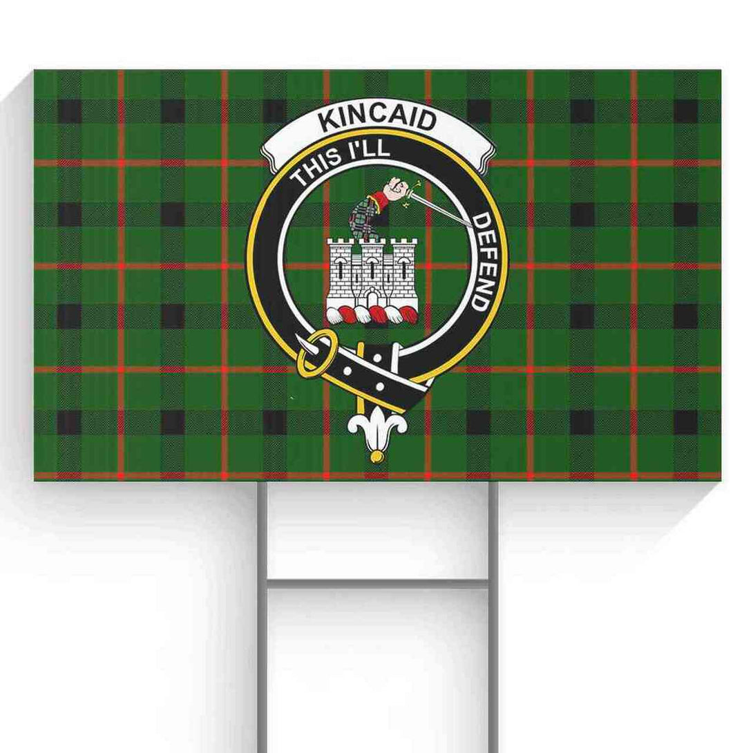 Kincaid Tartan Classic Crest Yard Sign