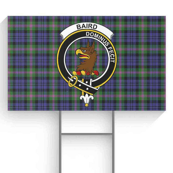 Baird Tartan Classic Crest Yard Sign