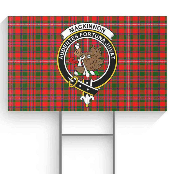 MacKinnon Tartan Classic Crest Yard Sign