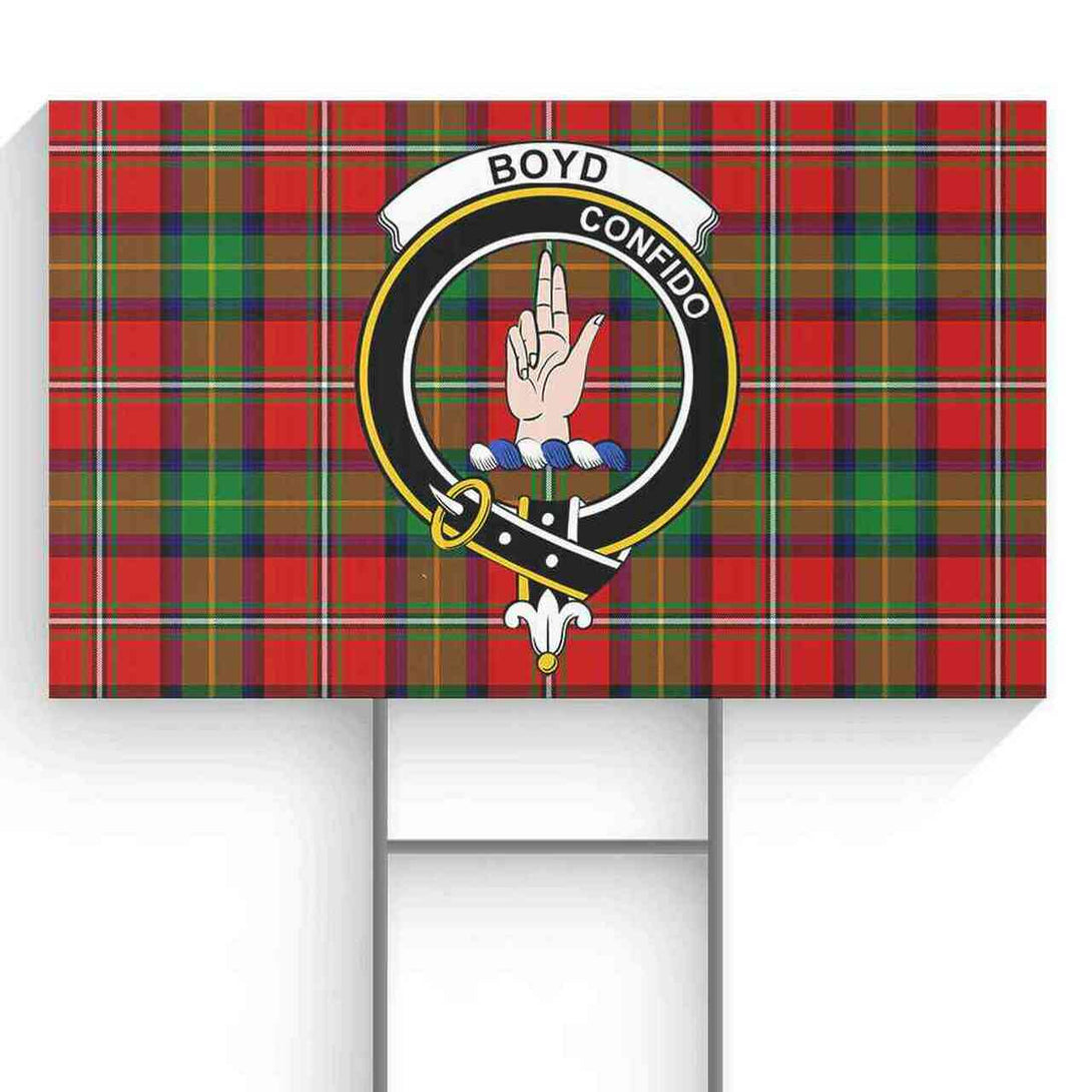 Boyd Tartan Classic Crest Yard Sign