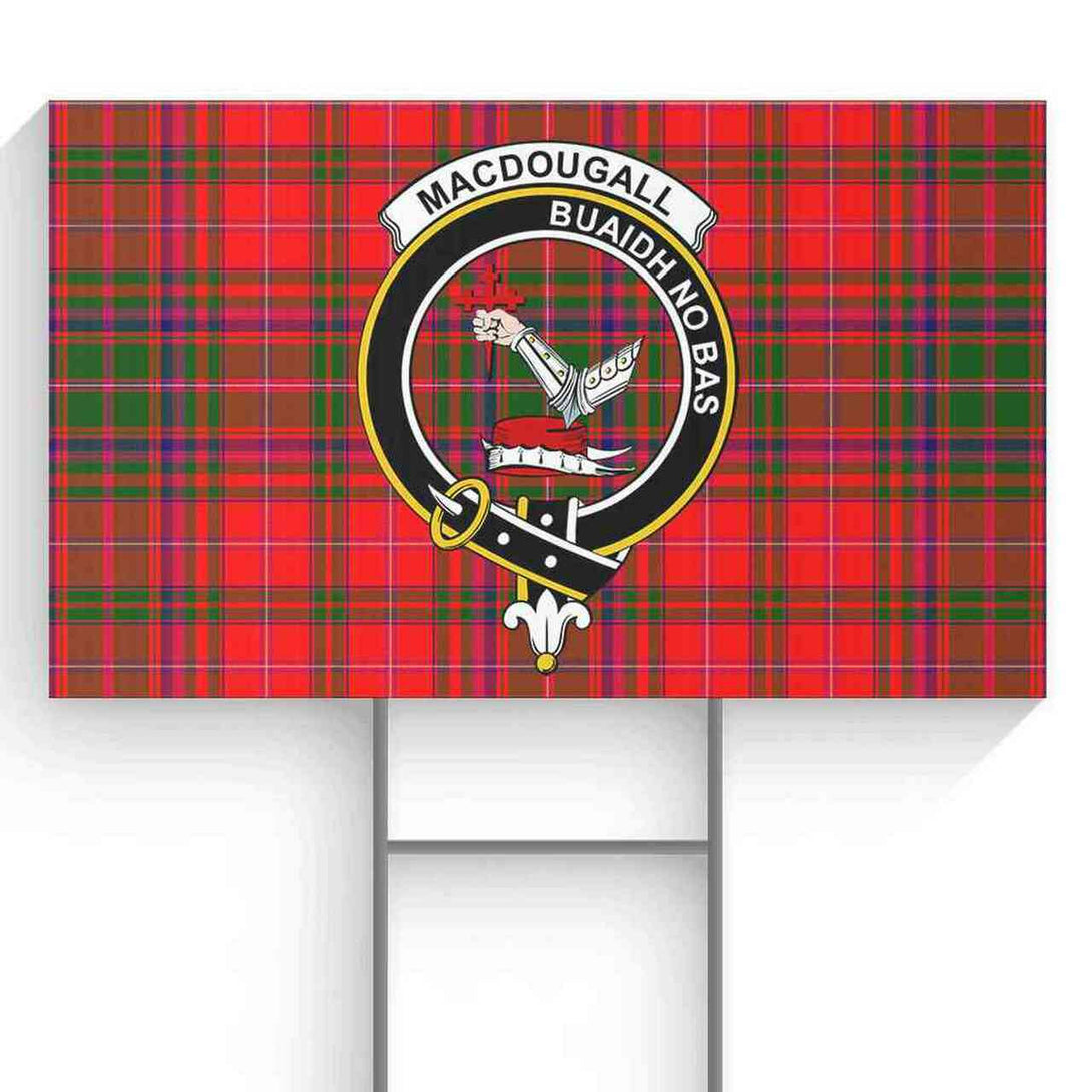 MacDougall Tartan Classic Crest Yard Sign