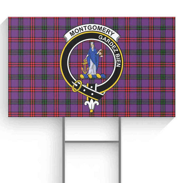 Montgomery Tartan Classic Crest Yard Sign