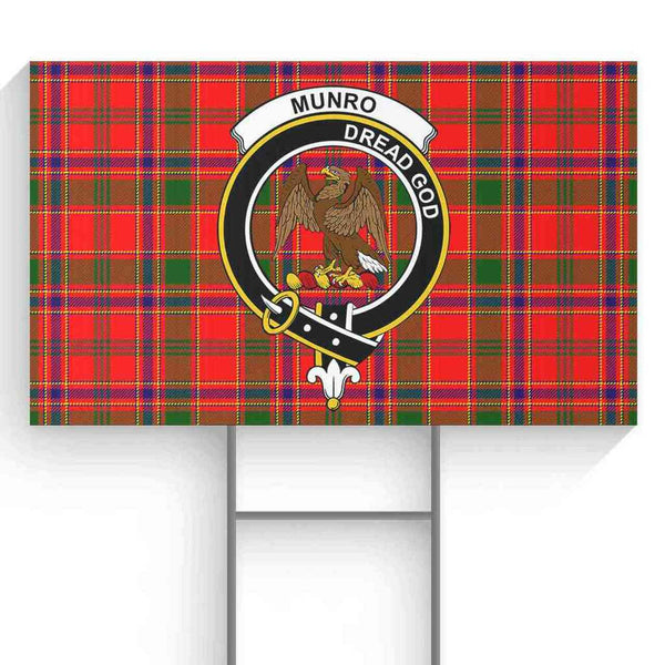 Munro Tartan Classic Crest Yard Sign