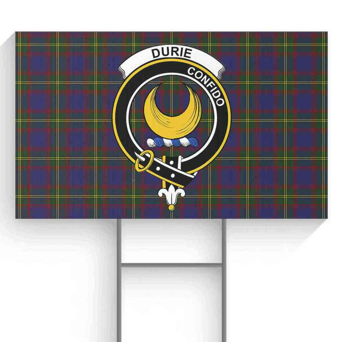 Durie Tartan Classic Crest Yard Sign