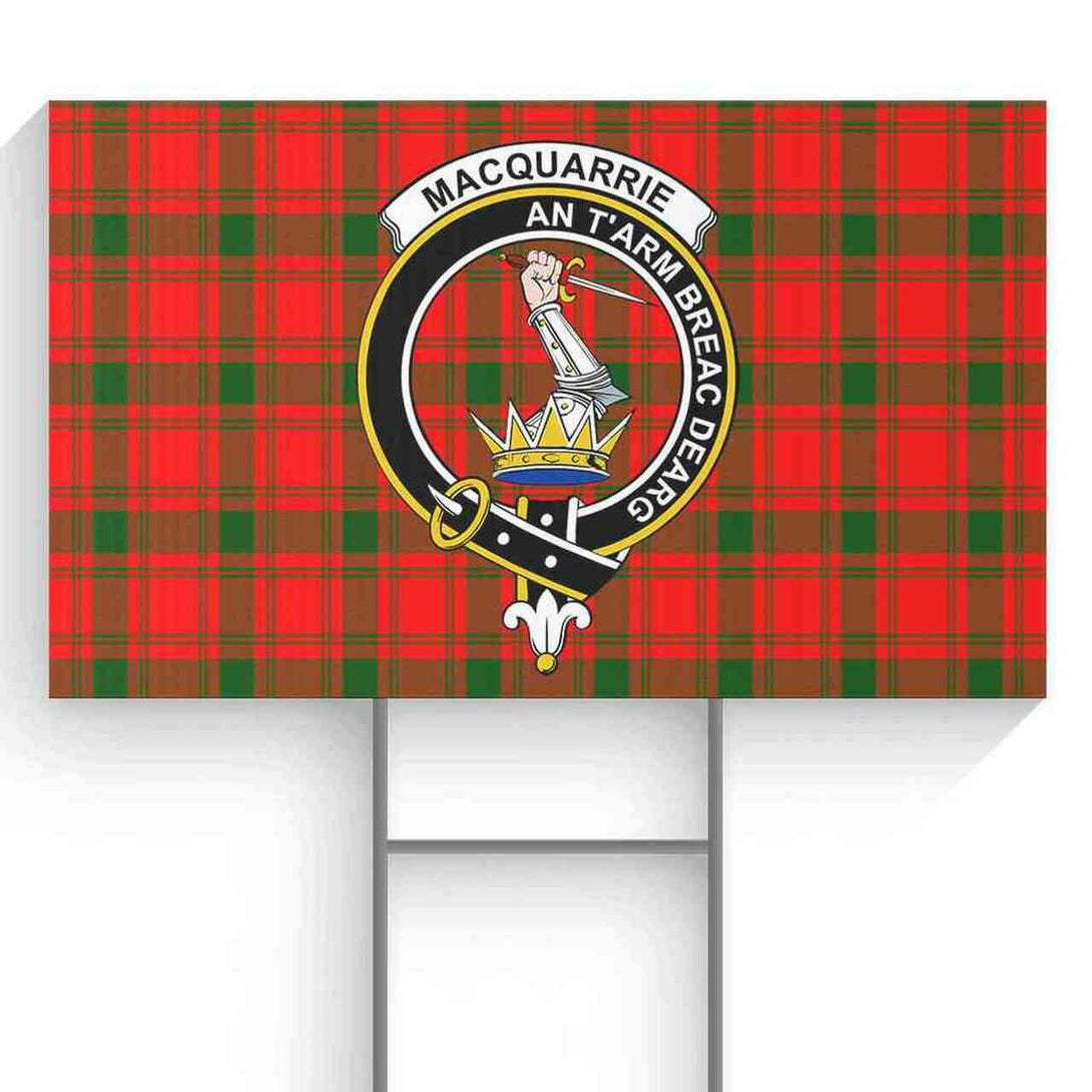 MacQuarrie Tartan Classic Crest Yard Sign