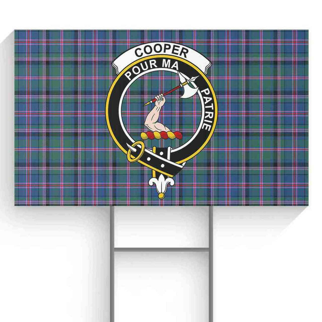 Cooper Tartan Classic Crest Yard Sign