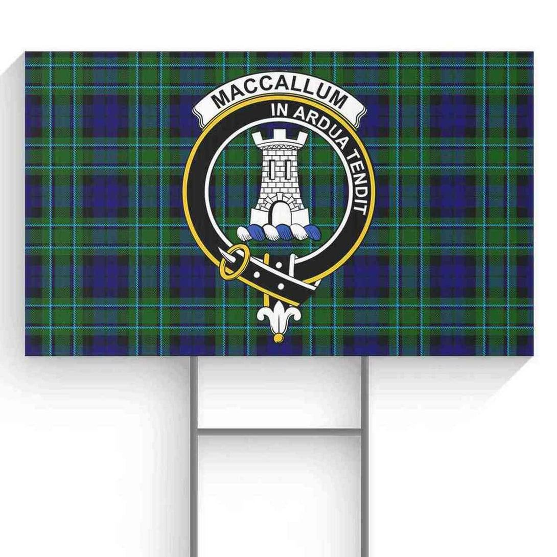 MacCallum Tartan Classic Crest Yard Sign