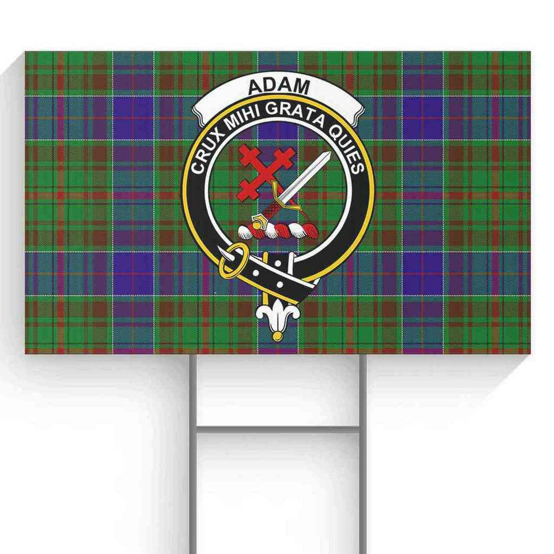 Adam Tartan Classic Crest Yard Sign