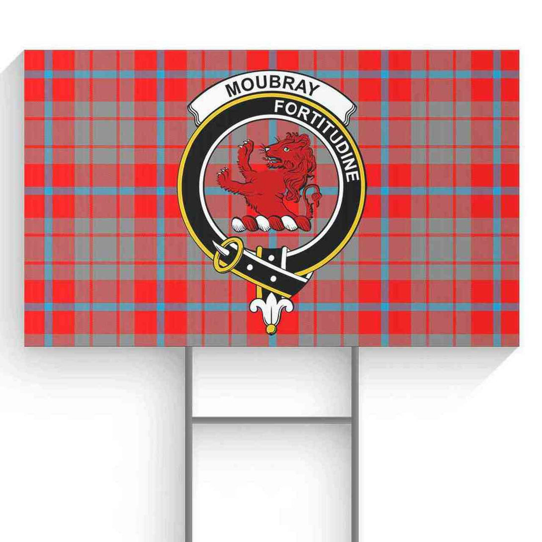 Moubray Tartan Classic Crest Yard Sign