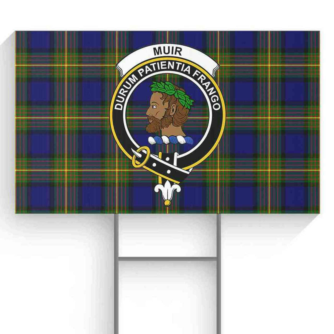 Muir Tartan Classic Crest Yard Sign