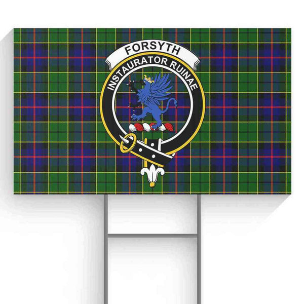 Forsyth Tartan Classic Crest Yard Sign