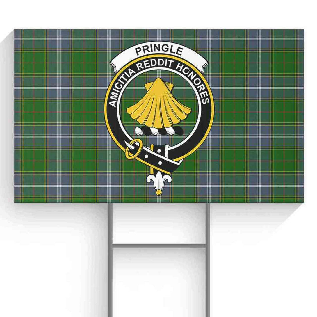 Pringle Tartan Classic Crest Yard Sign