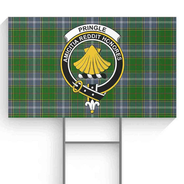 Pringle Tartan Classic Crest Yard Sign