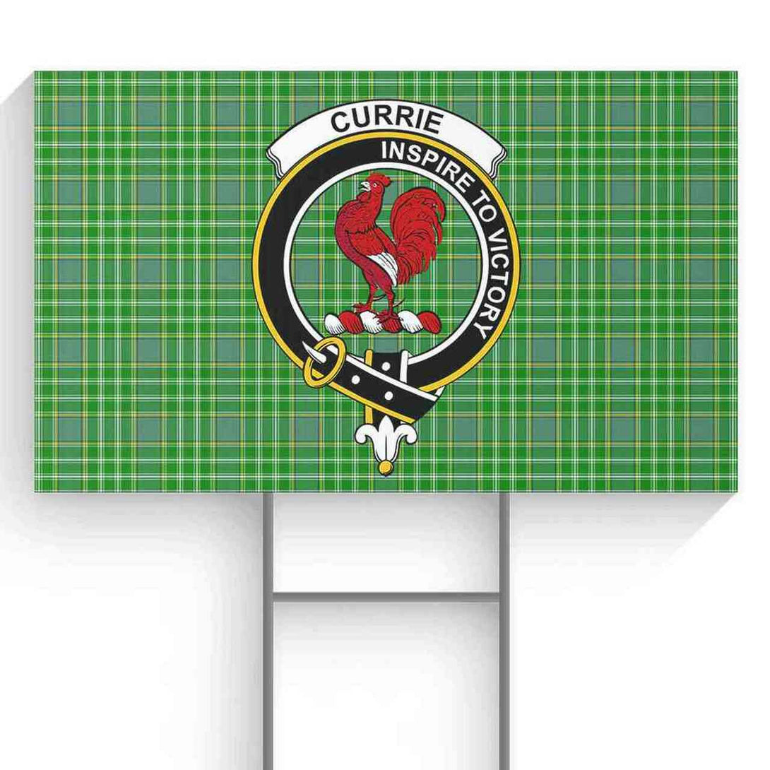 Currie Tartan Classic Crest Yard Sign