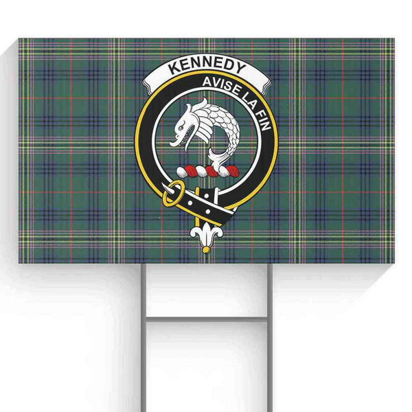 Kennedy Tartan Classic Crest Yard Sign