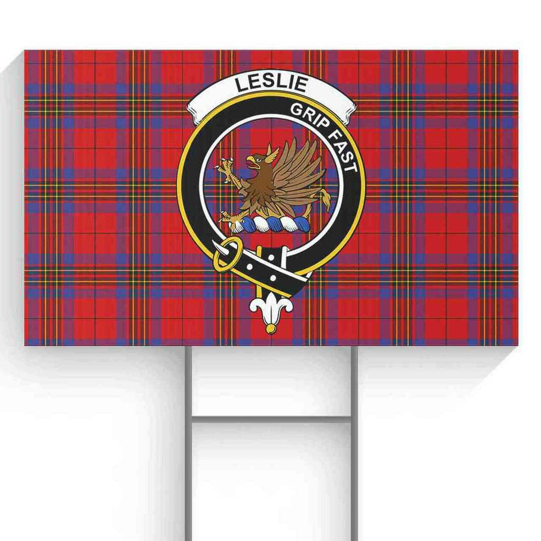 Leslie Tartan Classic Crest Yard Sign