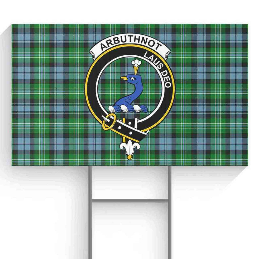 Arbuthnot Tartan Classic Crest Yard Sign