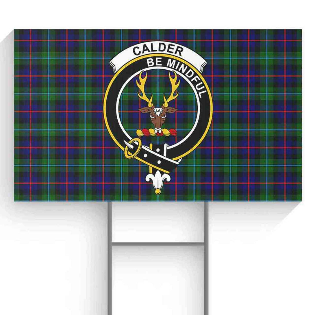 Calder Tartan Classic Crest Yard Sign