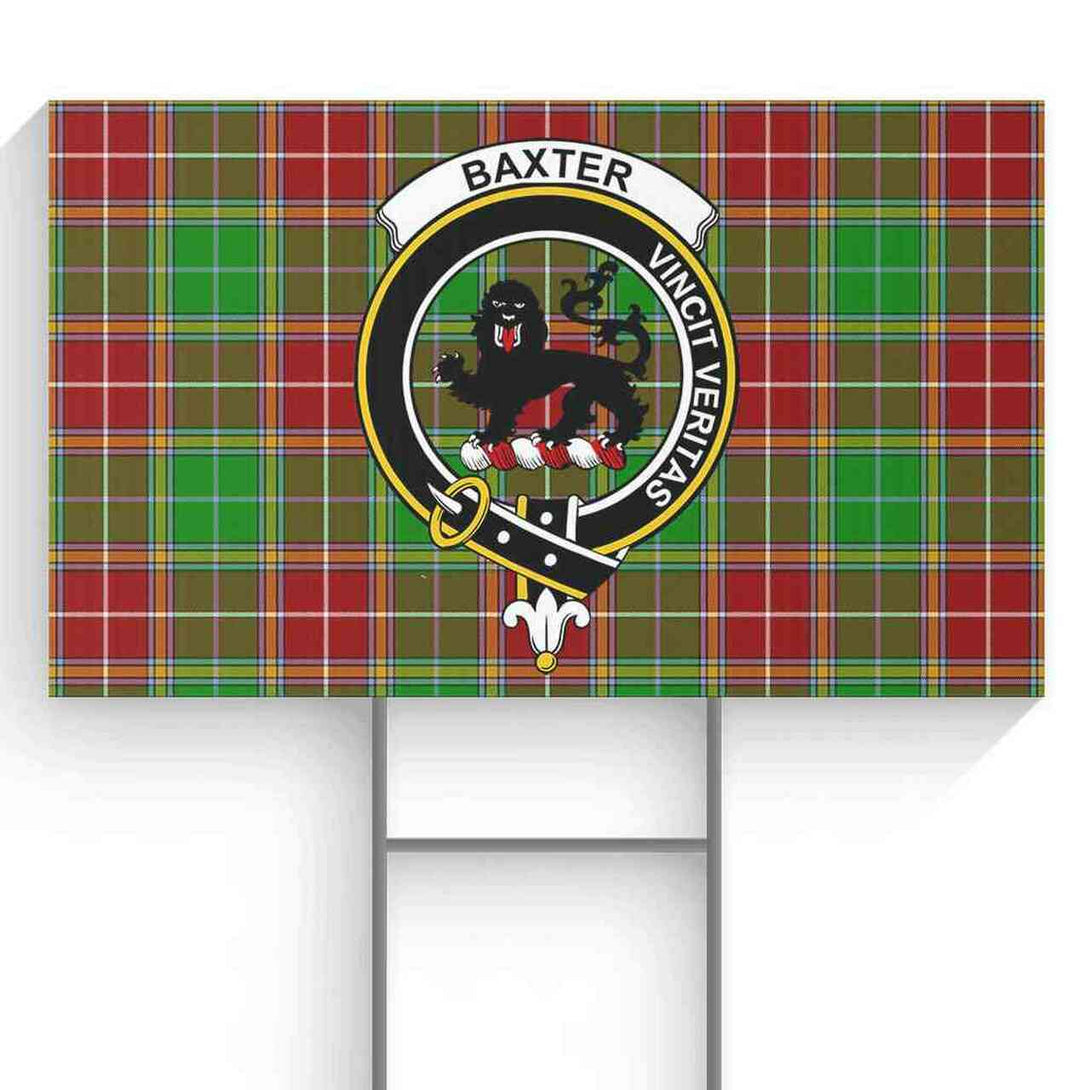 Baxter Tartan Classic Crest Yard Sign