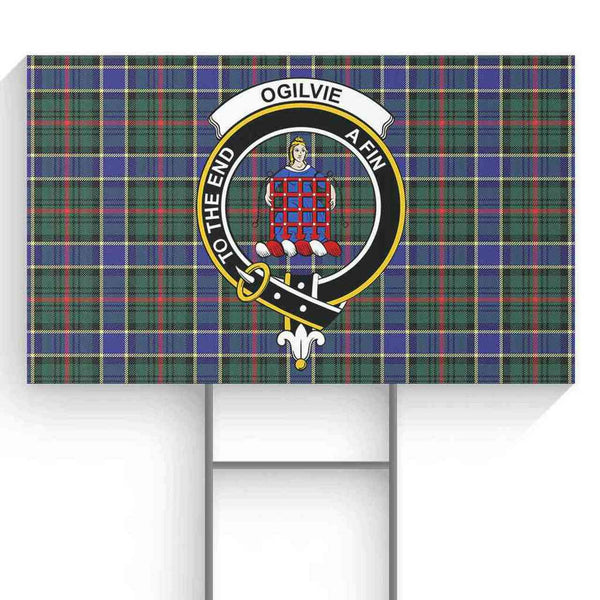 Ogilvie Tartan Classic Crest Yard Sign