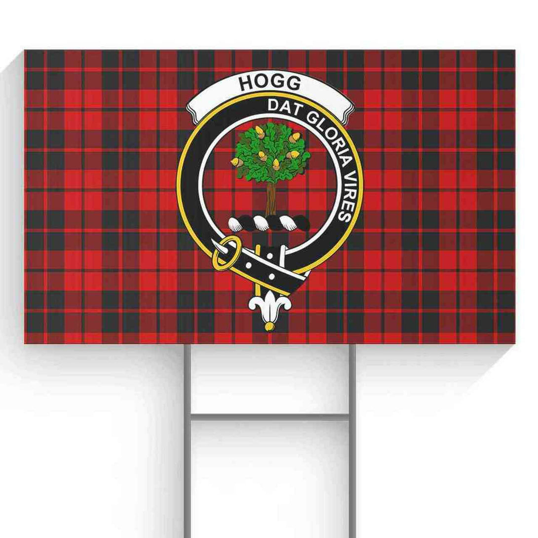 Hogg (or Hog) Tartan Classic Crest Yard Sign