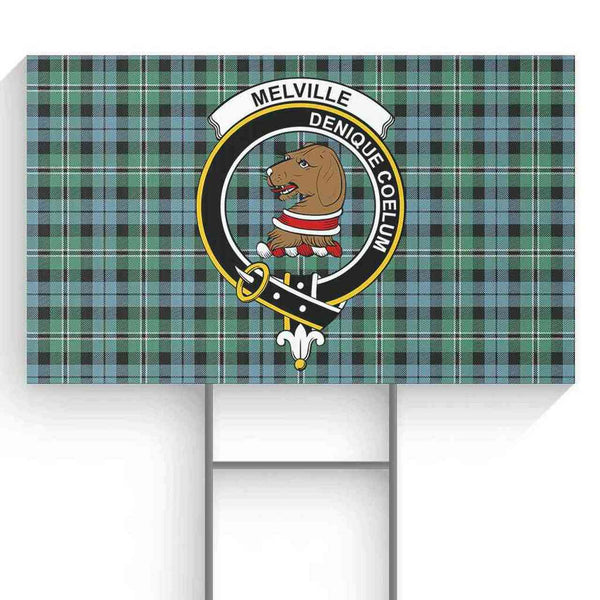 Melville Tartan Classic Crest Yard Sign