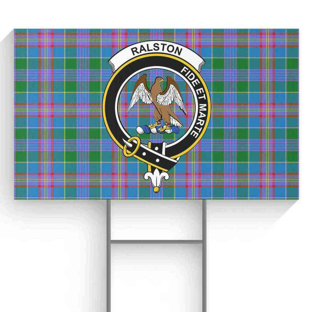 Ralston Tartan Classic Crest Yard Sign