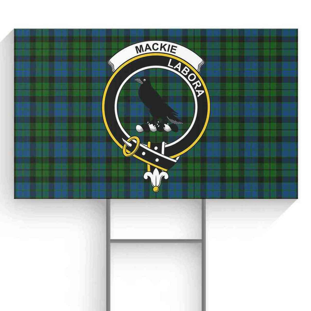 MacKie Tartan Classic Crest Yard Sign