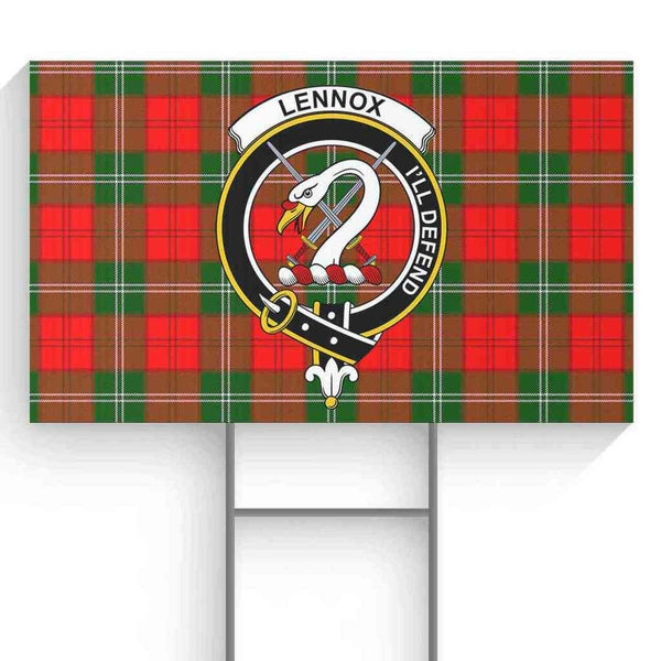 Lennox Tartan Classic Crest Yard Sign