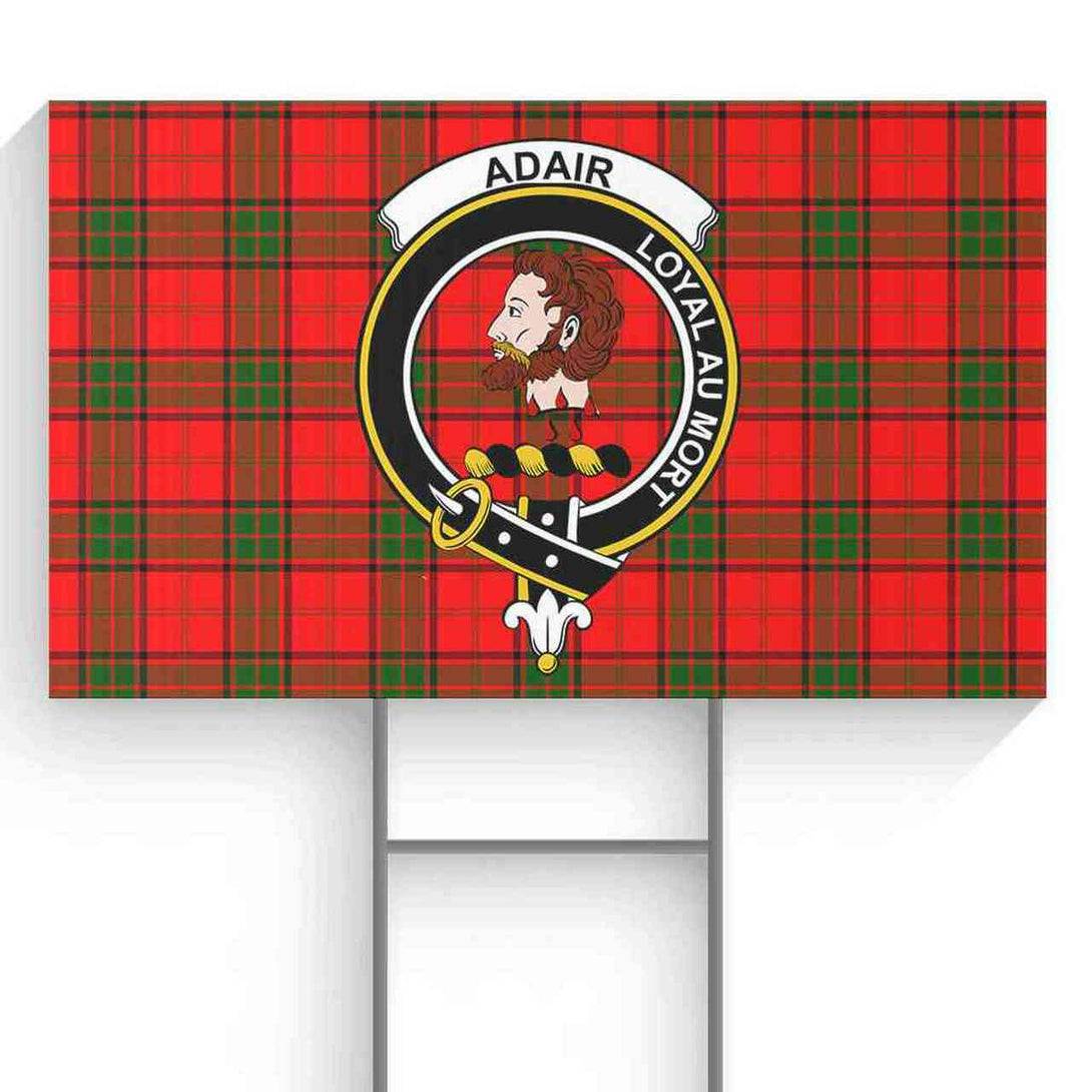 Adair Tartan Classic Crest Yard Sign